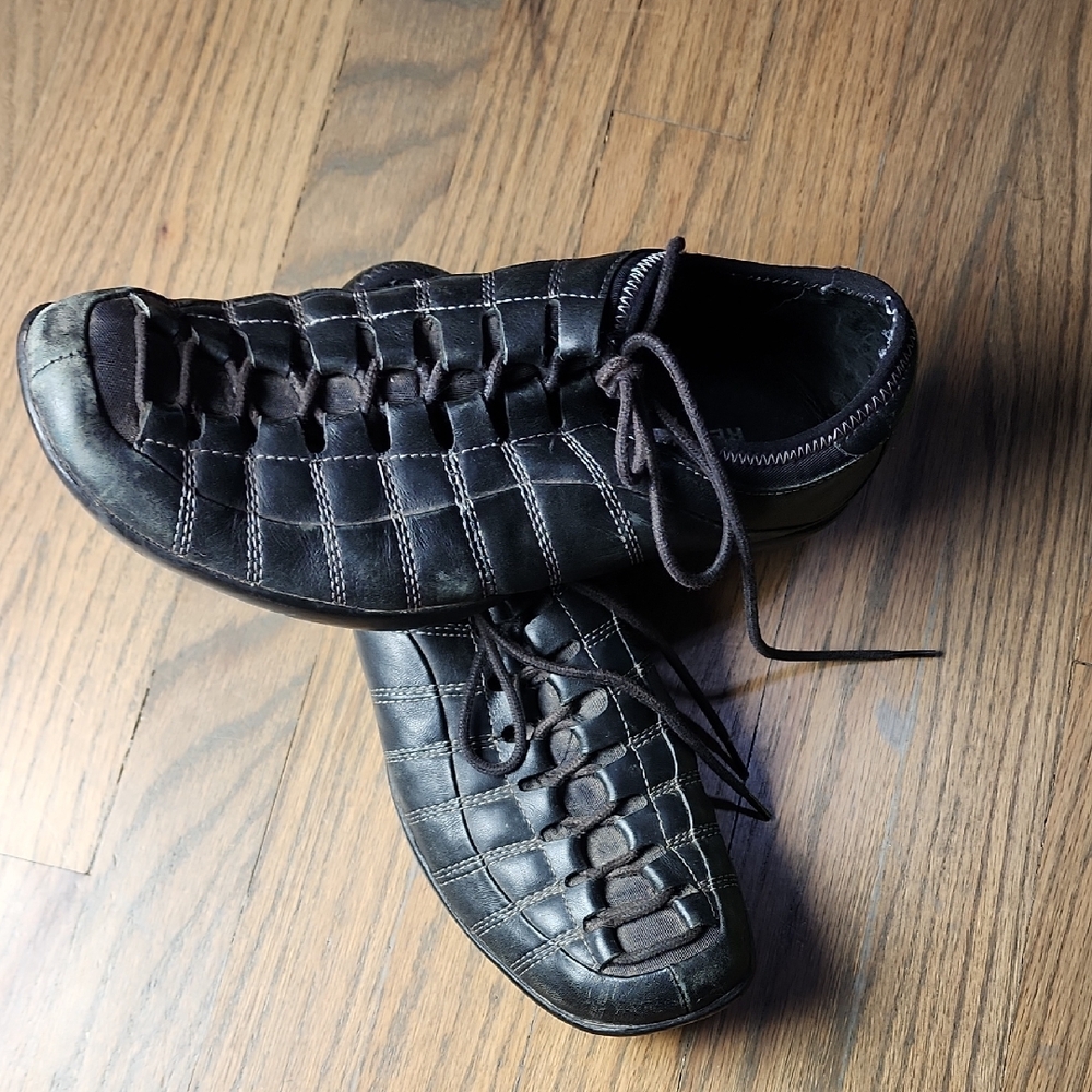 Kenneth Cole Reaction Black Woven Sneakers